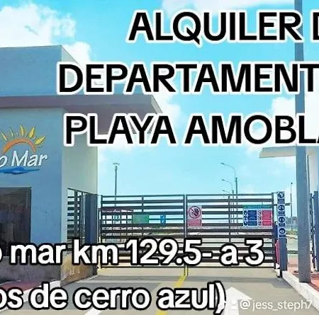 Departamento De Playa Amoblado Apartment Cerro Azul Exterior photo